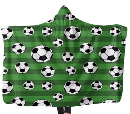 購入 スポーツ ラグビー サッカー バスケットボール プリント オーバーサイズ フーディド ブランケット 抗縮小 online manufacture