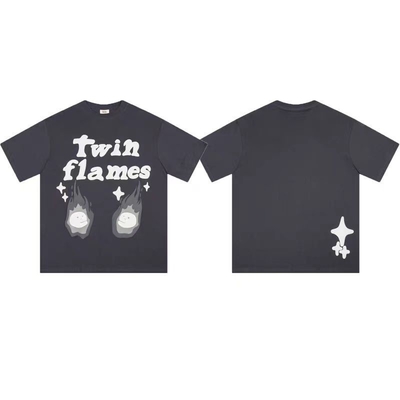 購入 グラフィックプリント ヴィンテージTシャツ ドロップ 肩 短袖 カジュアル 松散なTシャツ 夏装 online manufacture