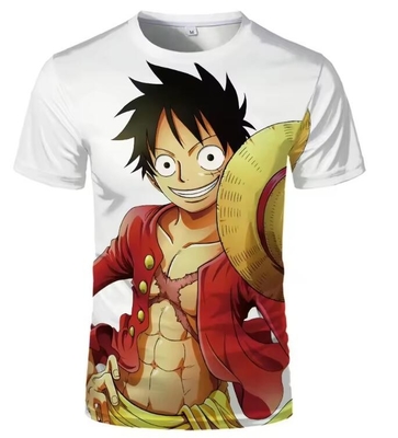 3Dプリントされたアニメ サブライメーションシャツ ファッションメンズアニメTシャツ