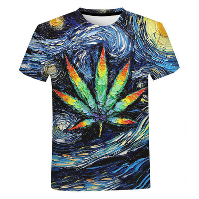 プリント 男性用Tシャツ パーソナル 全身プリント トシャツ グラフィック プリント ティース 3D 着物